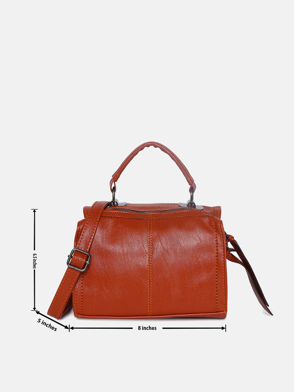 Elegance Ensemble Brown Hand Bag