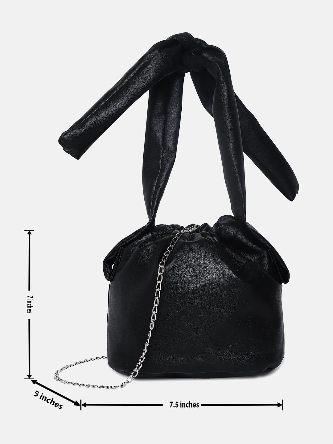 Becca Black Bucket Bag