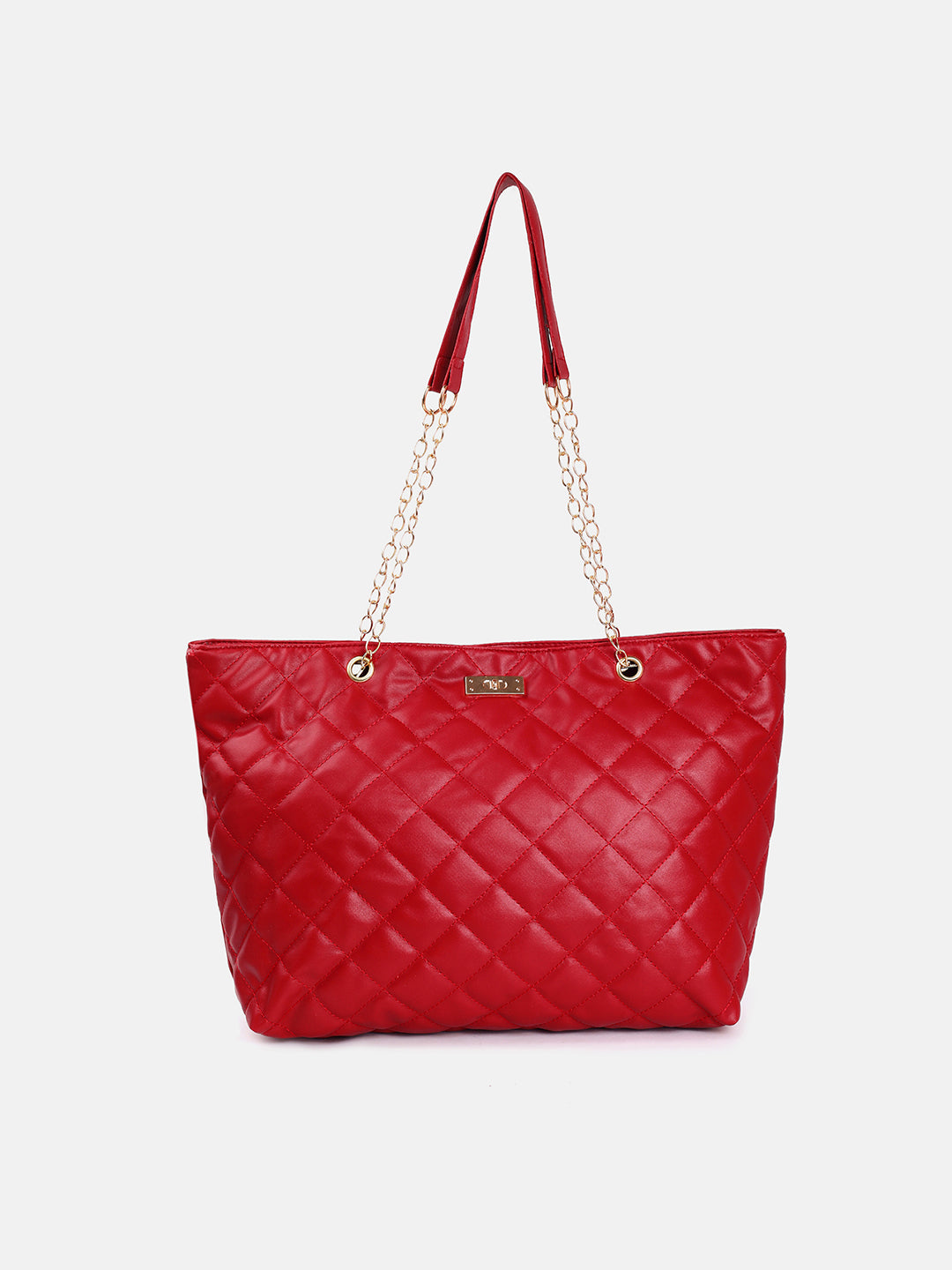 Timeless Texture Red Tote Bag