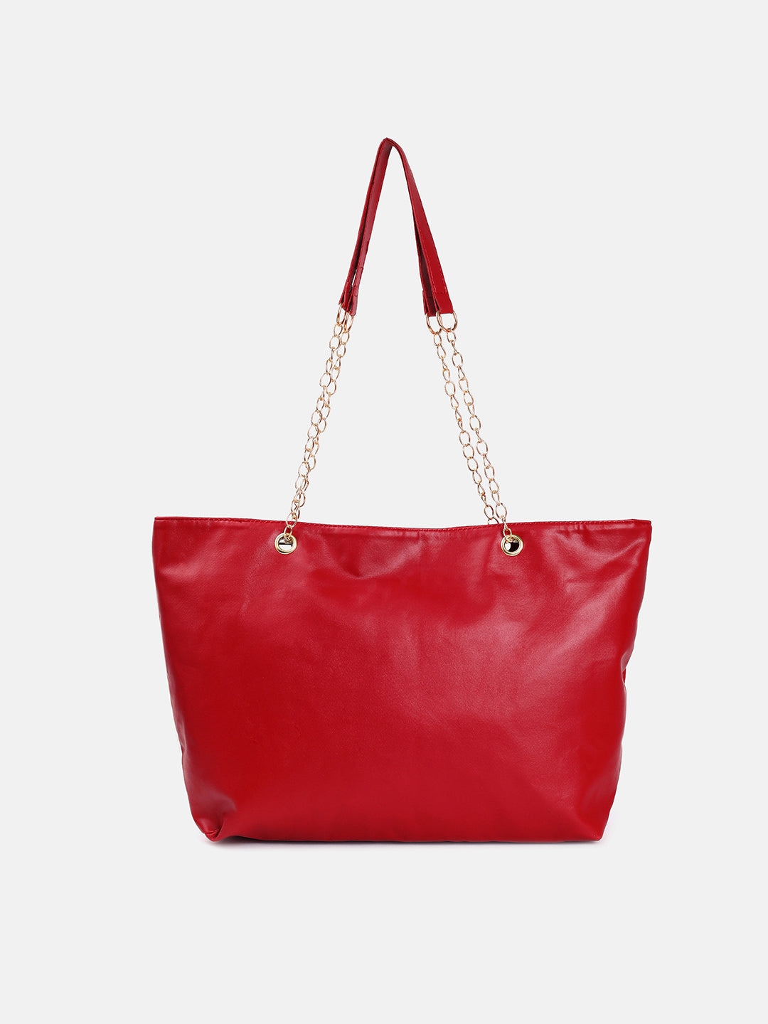Timeless Texture Red Tote Bag