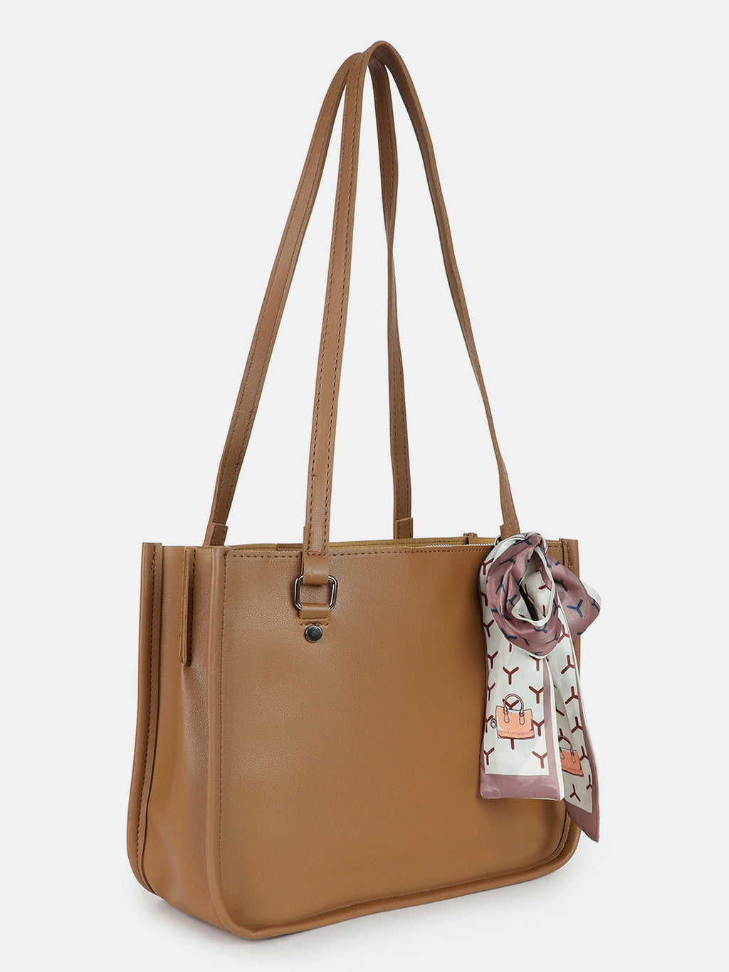 Tan Trendsetter Beige Handbag