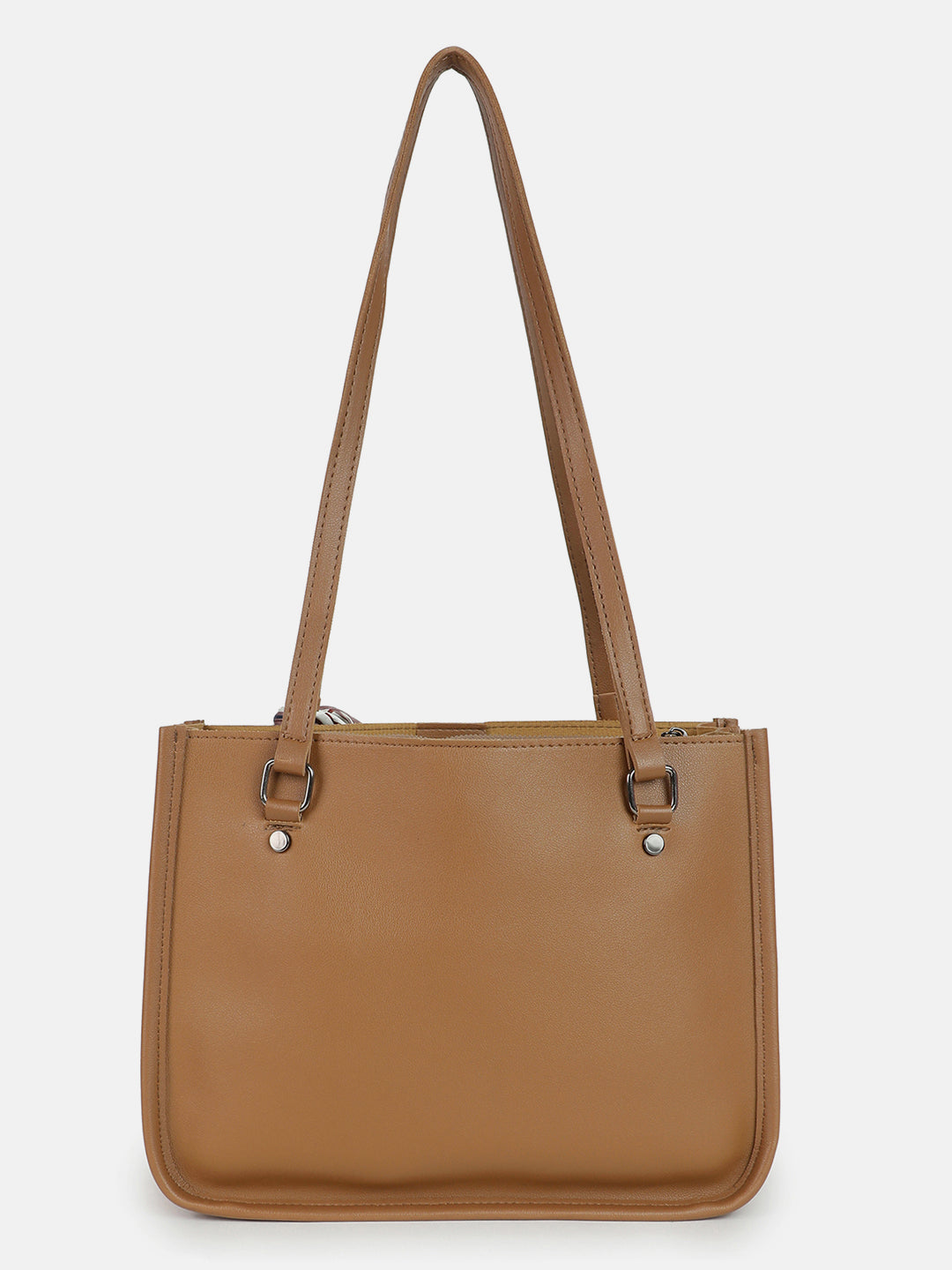 Tan Trendsetter Beige Handbag