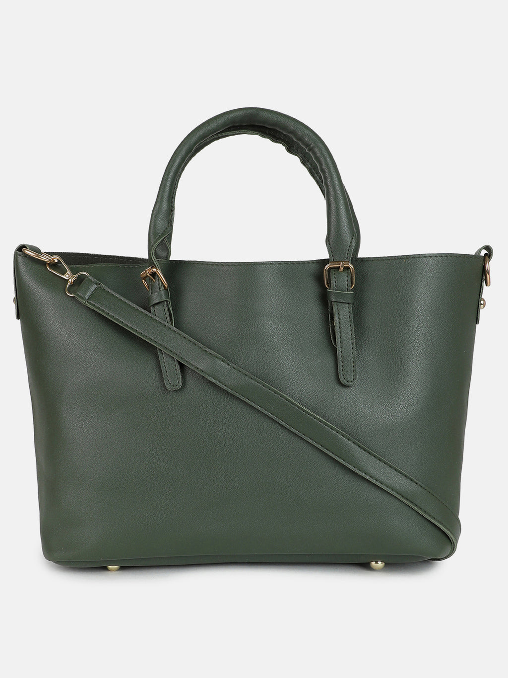 Daphne Green HandBag With Pouch Set