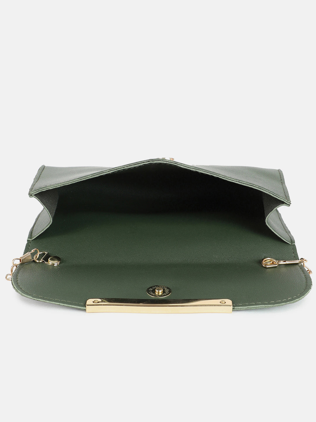 Daphne Green HandBag With Pouch Set