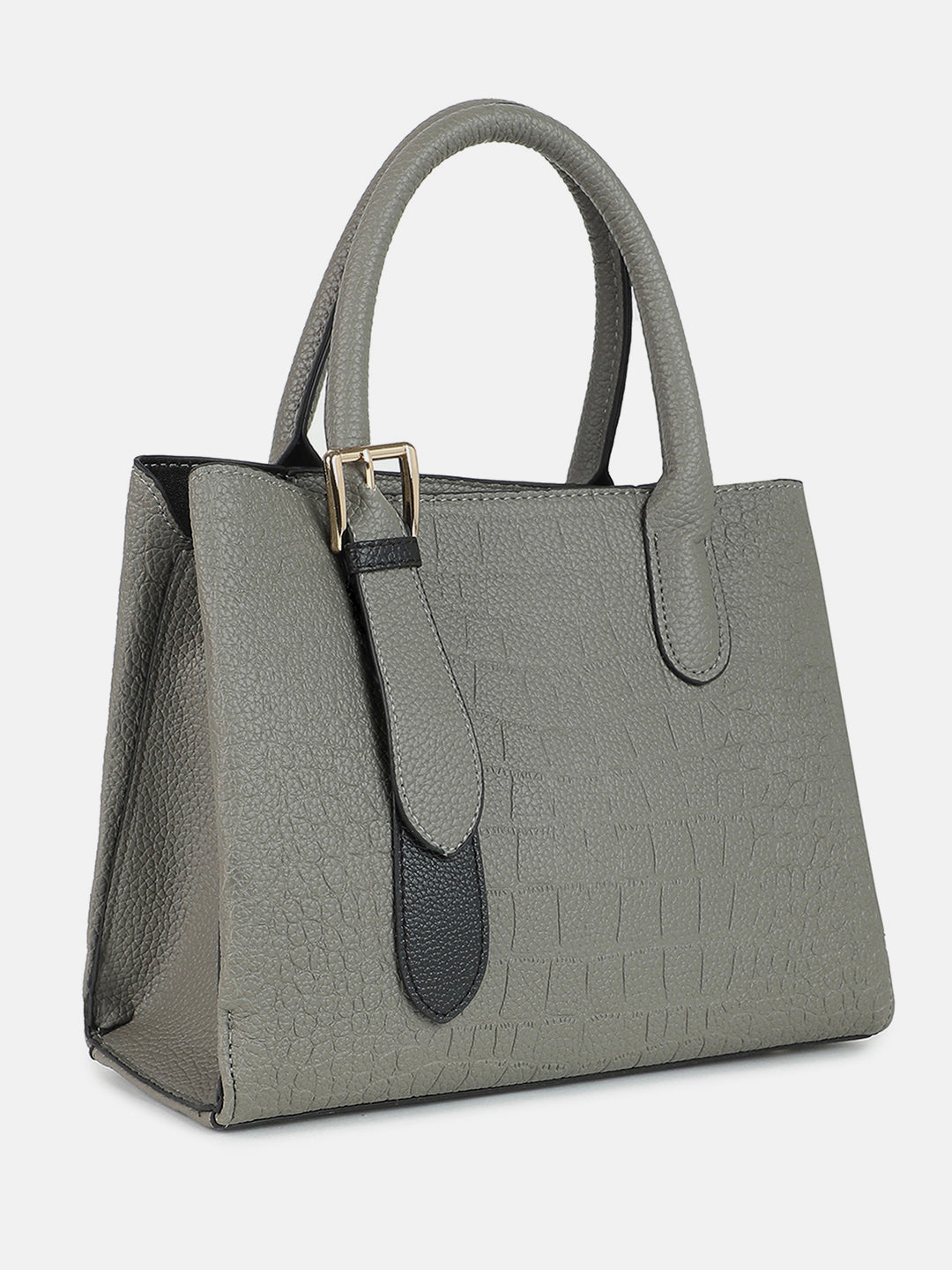 Stormy Structure Grey Tote Bag