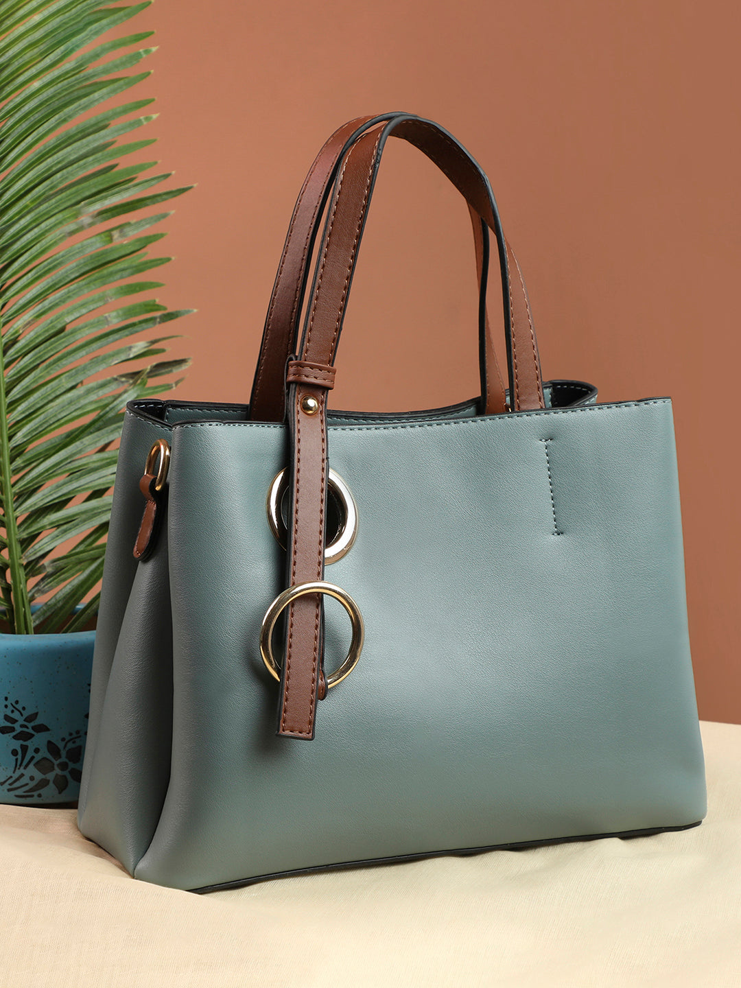 Mari Sea Green Handbag