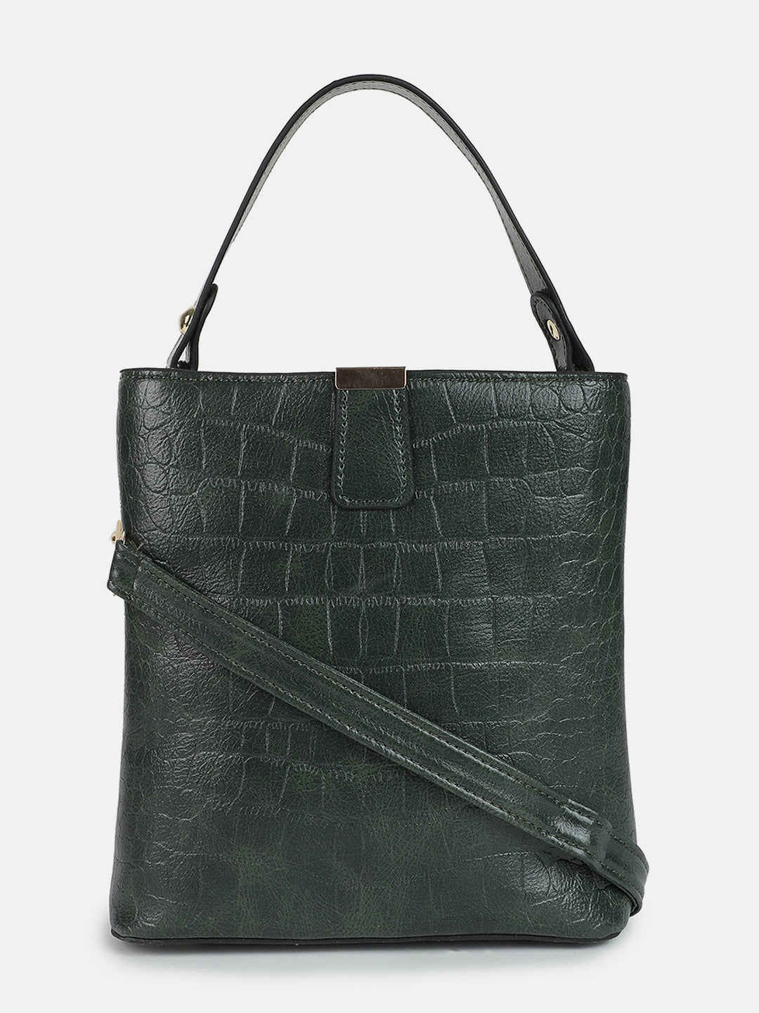 Ensemble Enhancer Olive Green Hand Bag