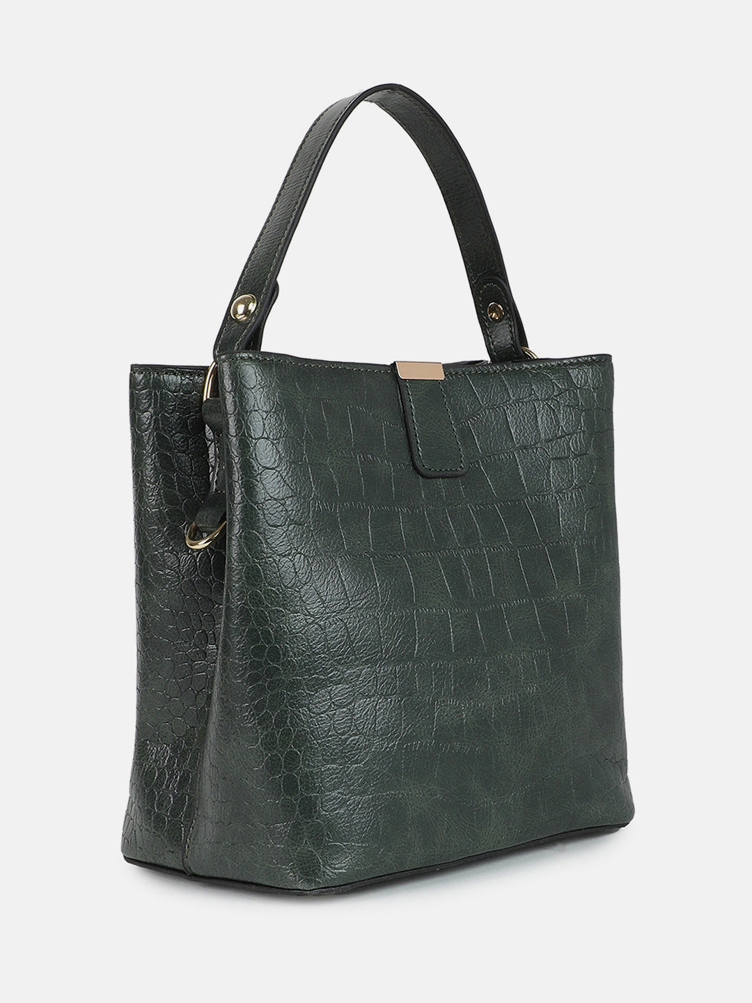 Ensemble Enhancer Olive Green Hand Bag