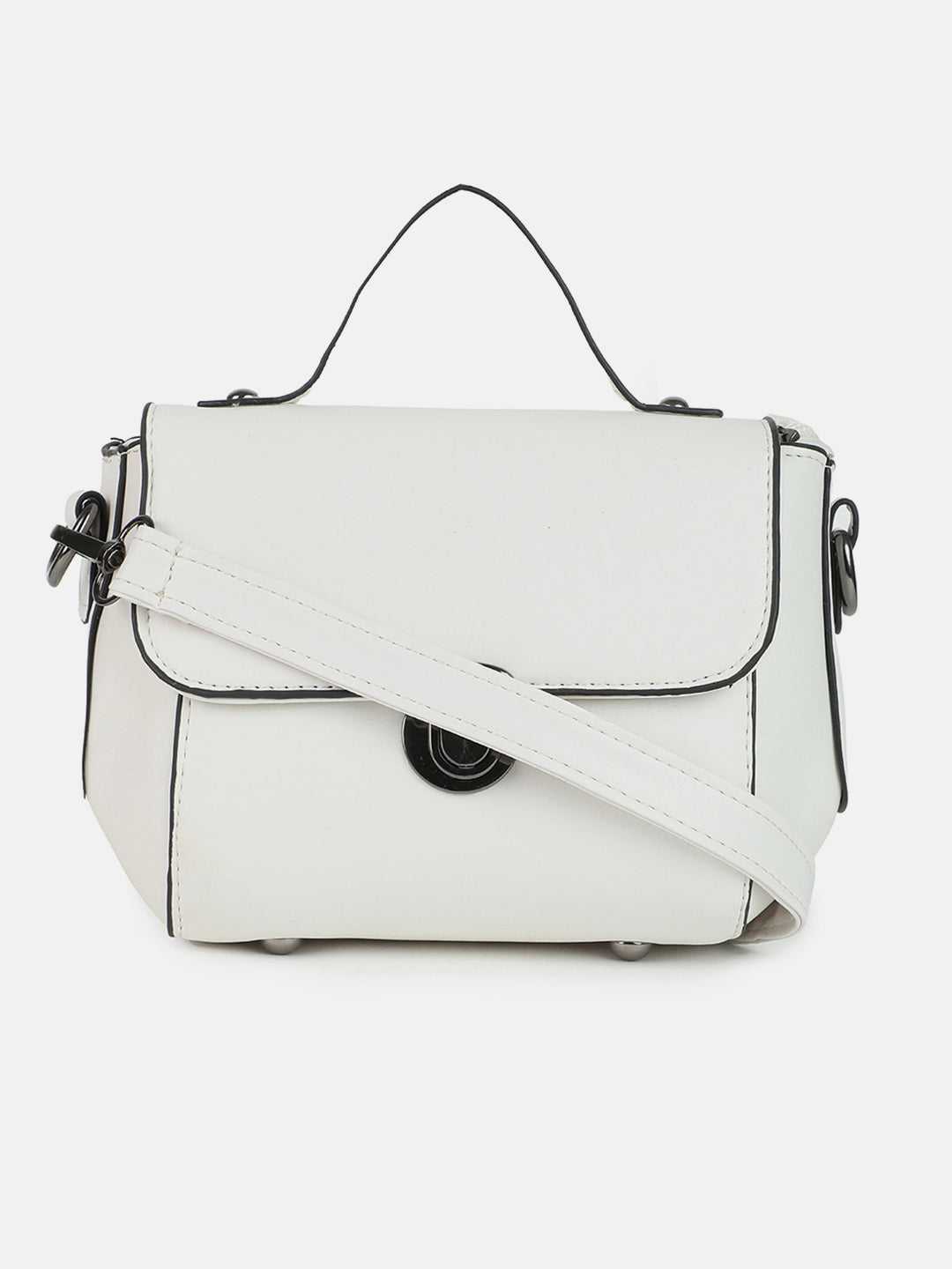 Classy Companion White Cross Body Bag