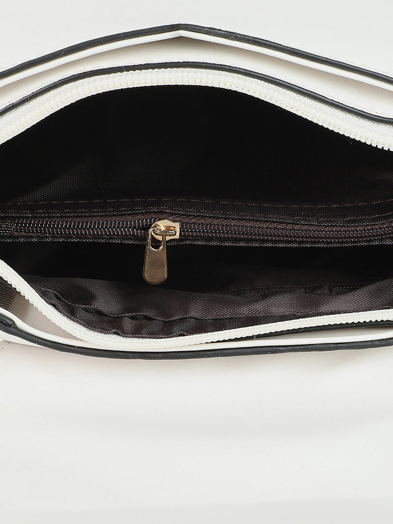 Classy Companion White Cross Body Bag