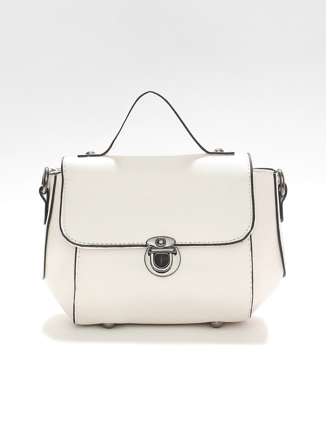 Classy Companion White Cross Body Bag