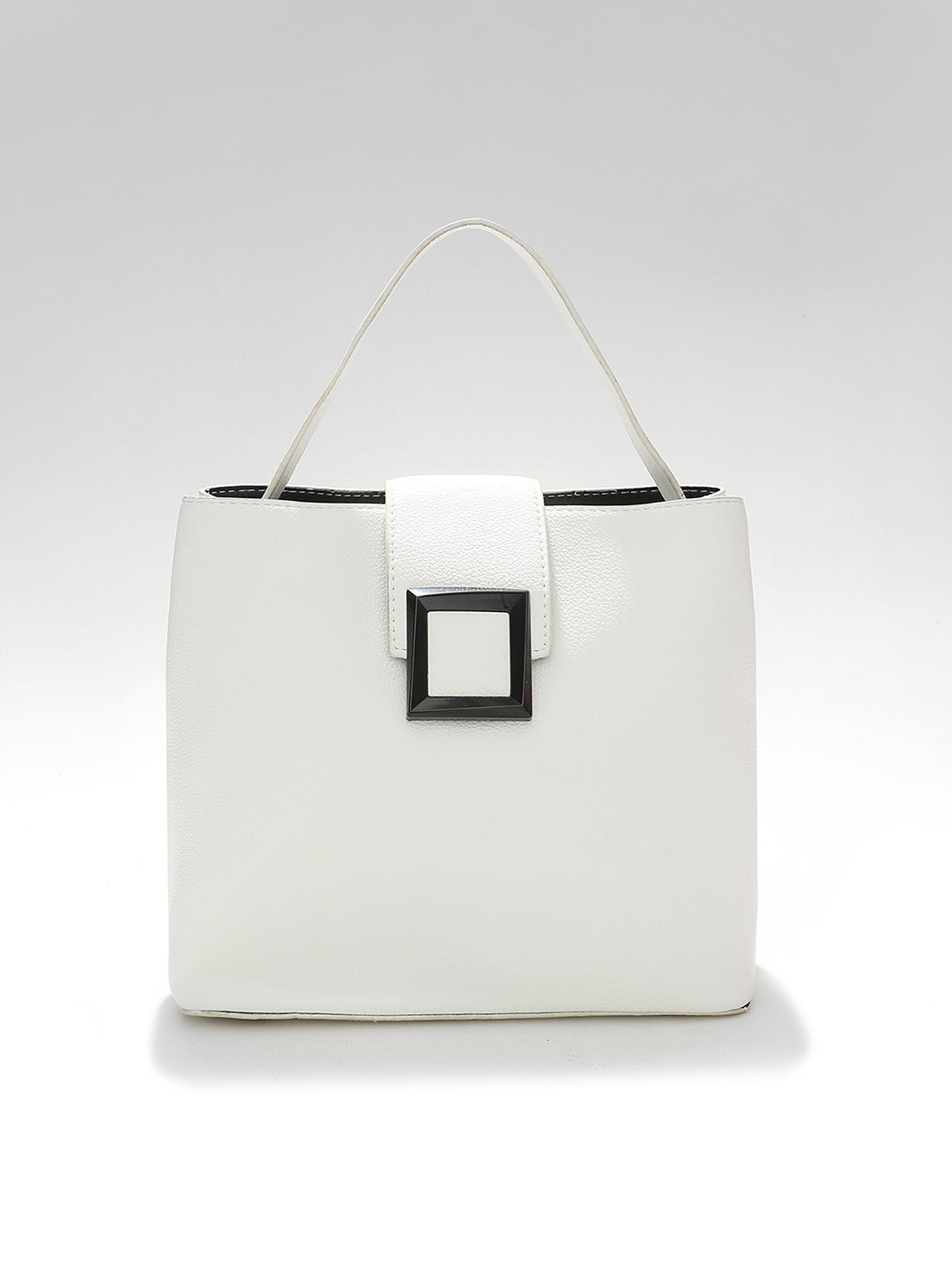 Pure Perfection White Bucket Bag