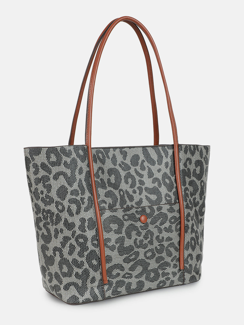 Leah Multicolor Tote Bag With Pouch Set