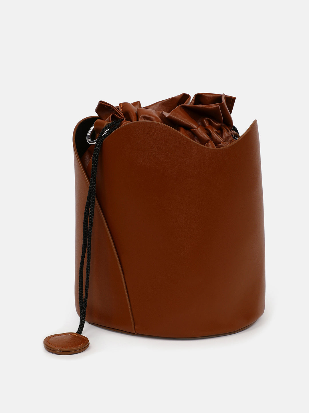 Cocoa Brown Bucket Bag