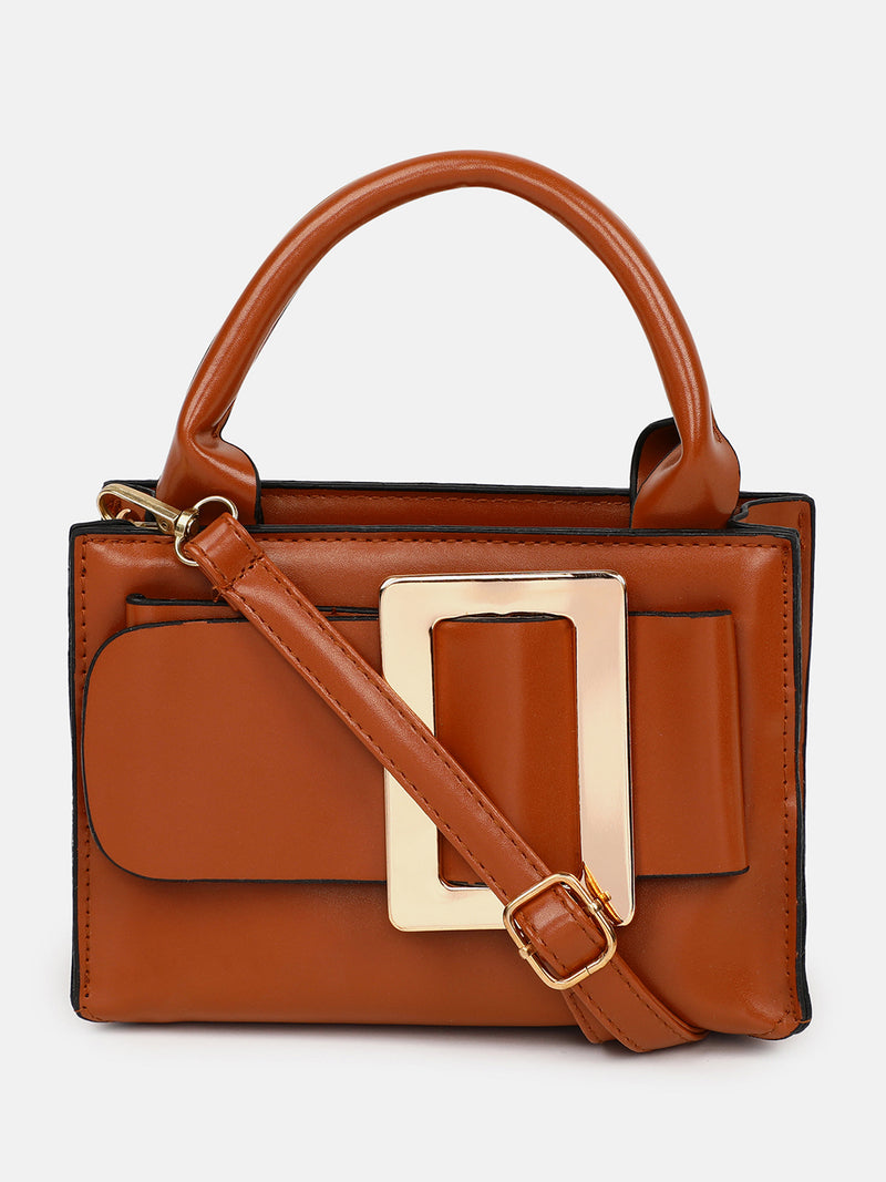 Mia Brown Cross Body Bag