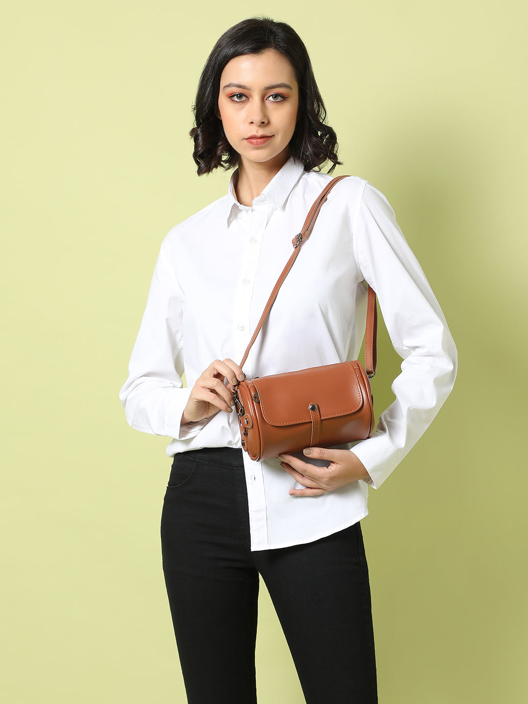 Tawny Temptation Brown Cross Body Bag