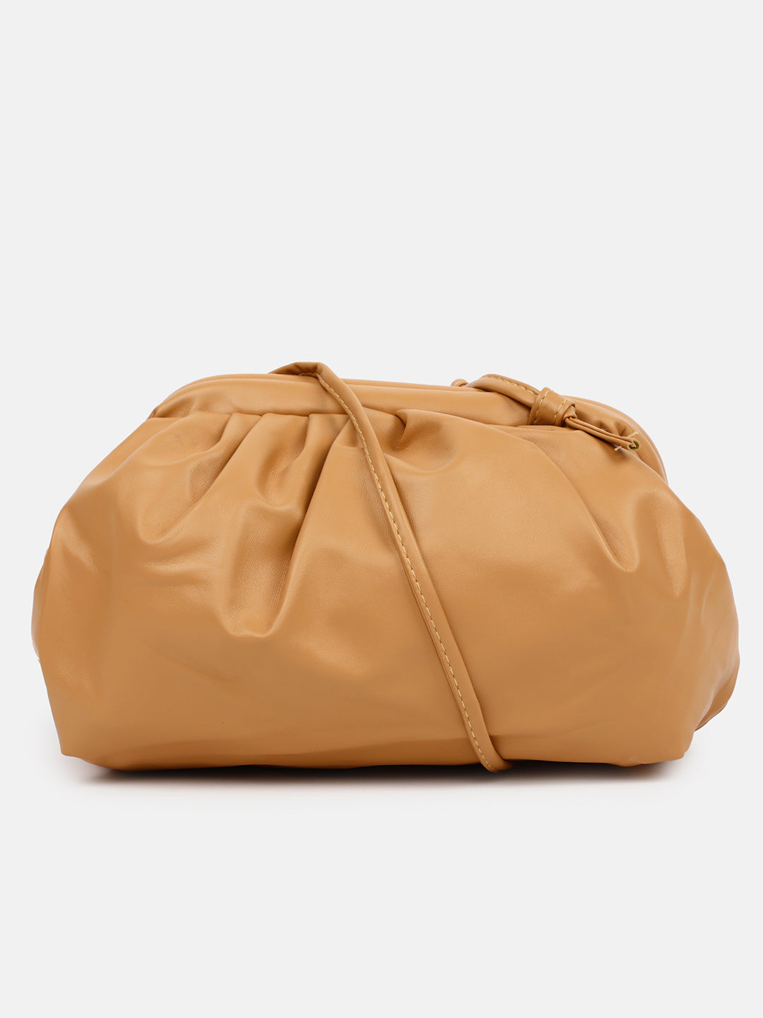 Warm-Hued Tan Brown Cross Body Bag