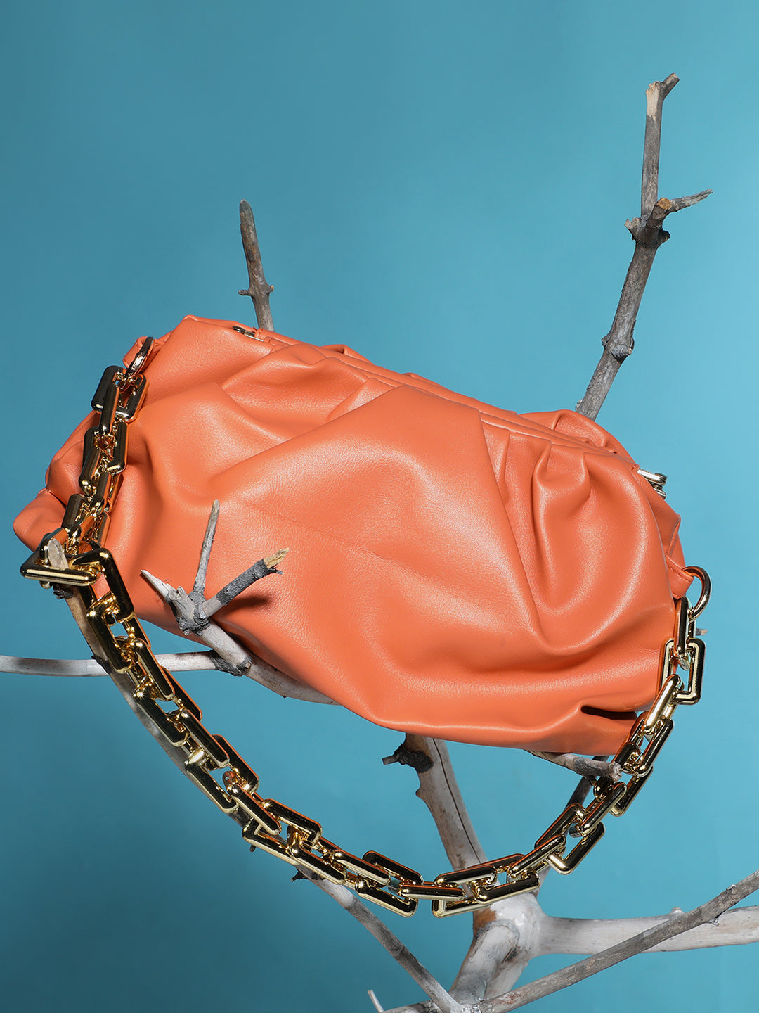 Cassandra Orange Handbag