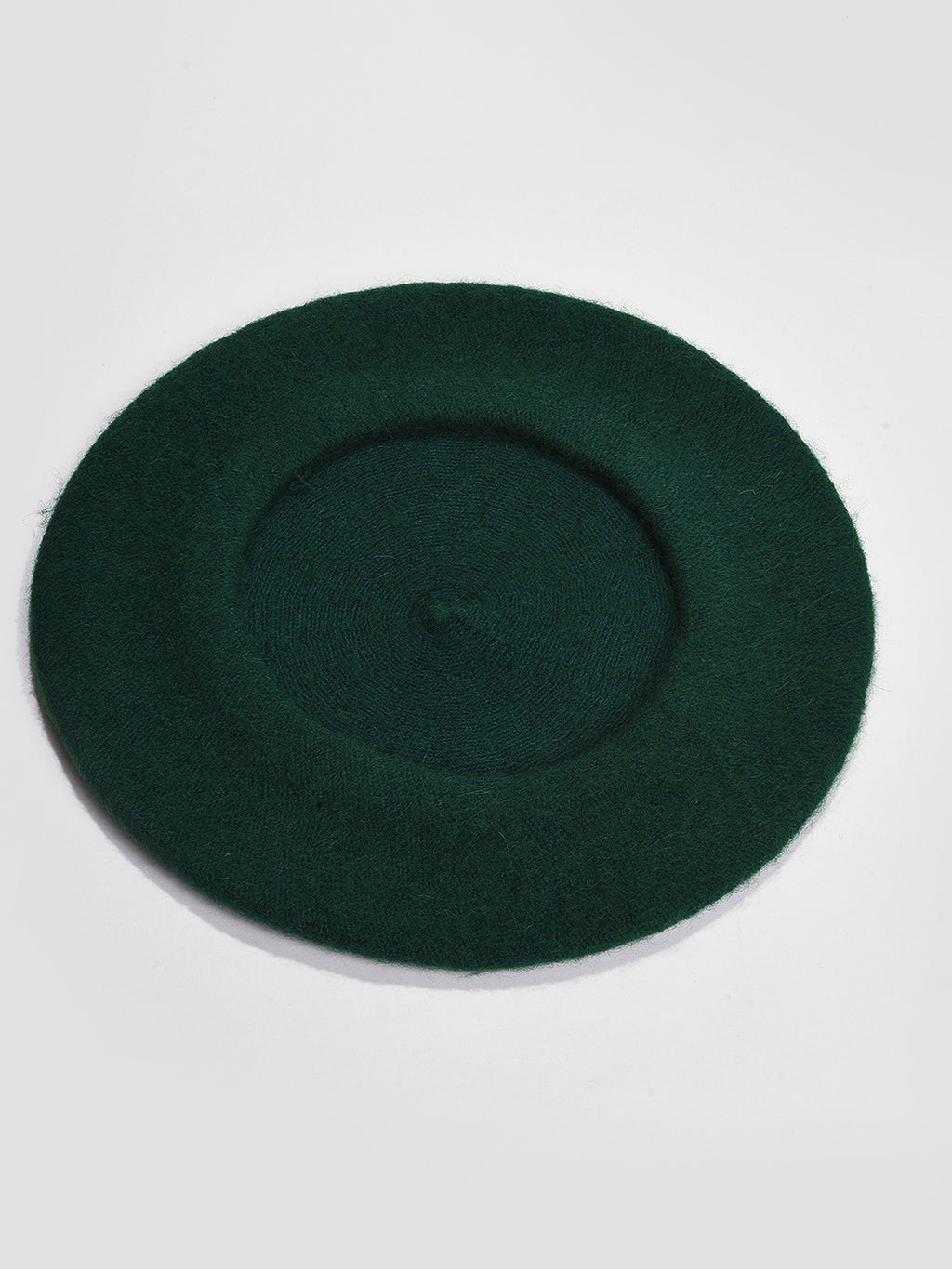 WOMEN GREEN SOLID VINTAGE FRENCH BERET HAT