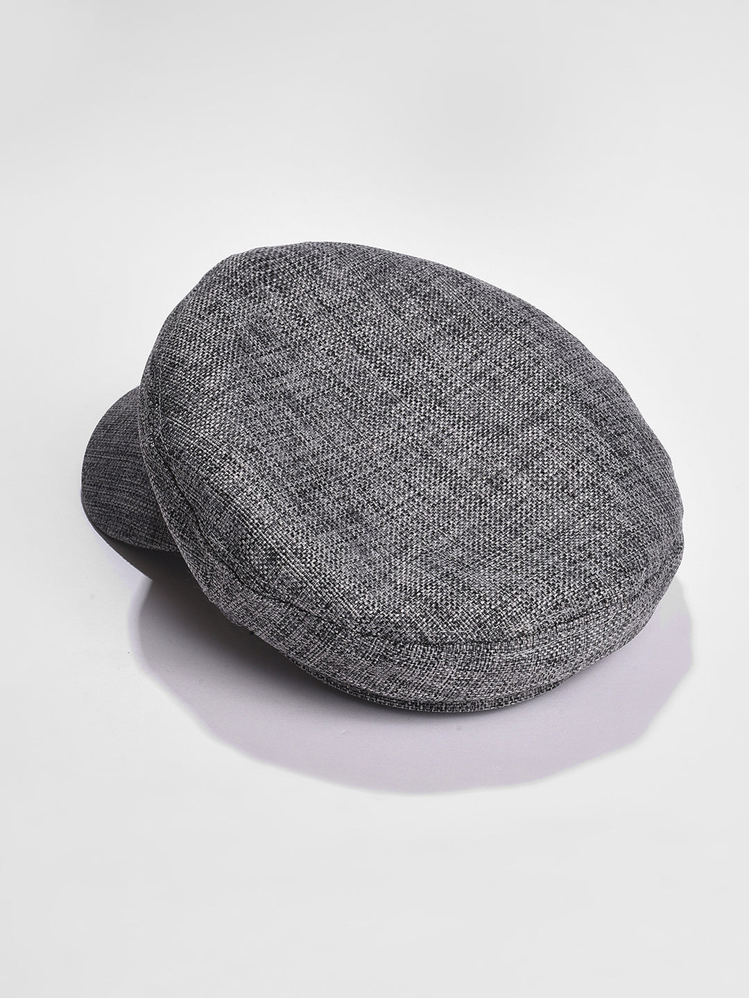 Grey Solid Bakerboy Hat