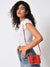Sizzling Cross Transparent Red Body Bag