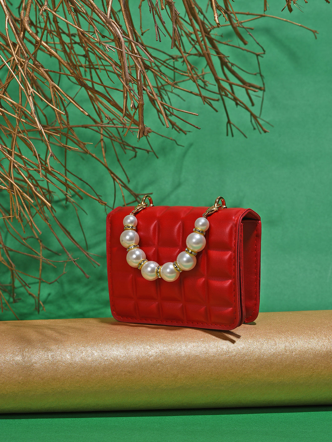 Bold & Beautiful Red Mini Bag