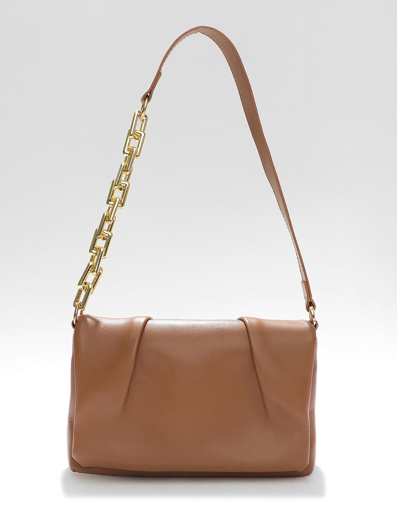 Cocoa Brown Cross Body Bag