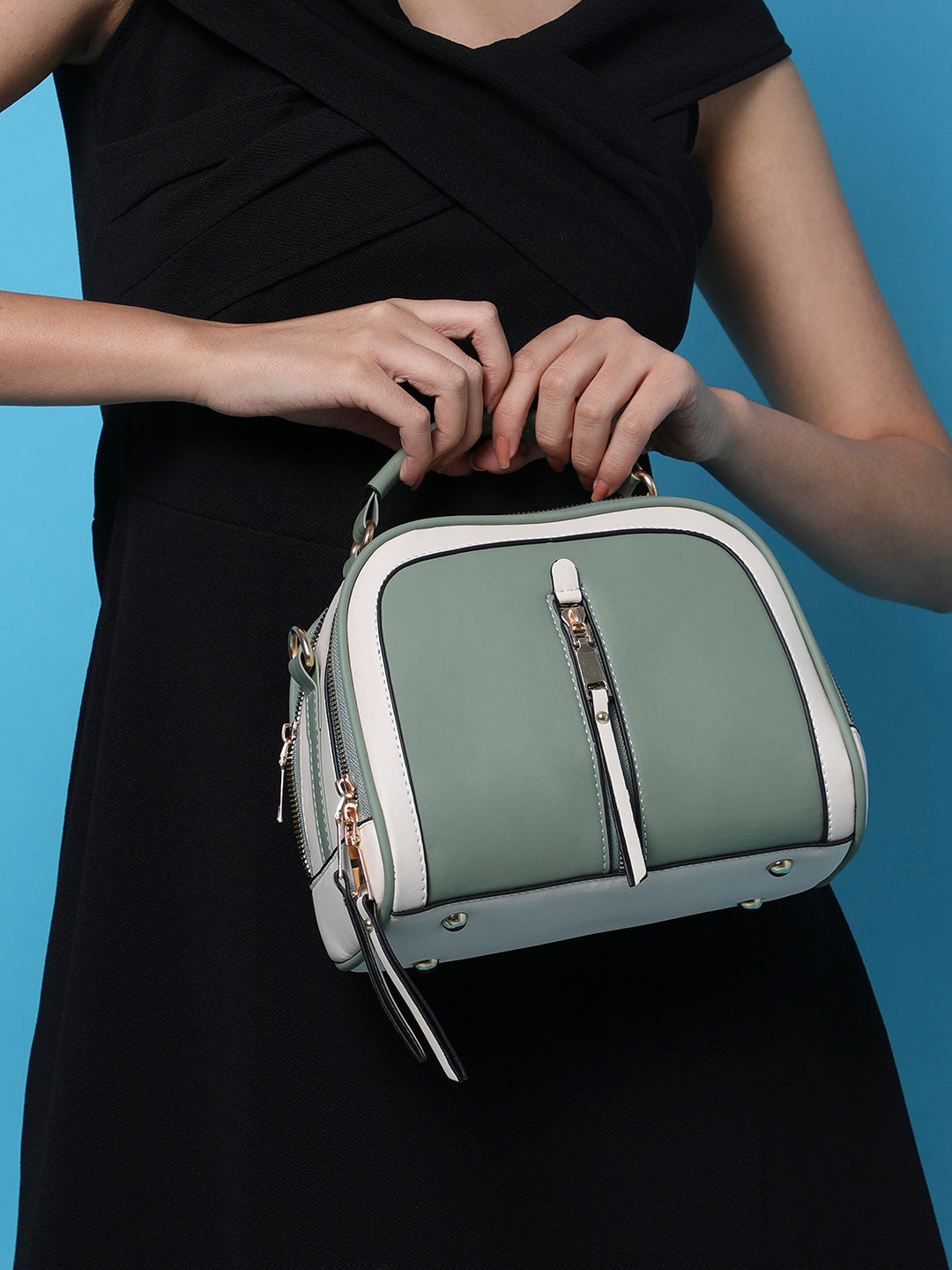 Isabella Olive Green Hand Bag