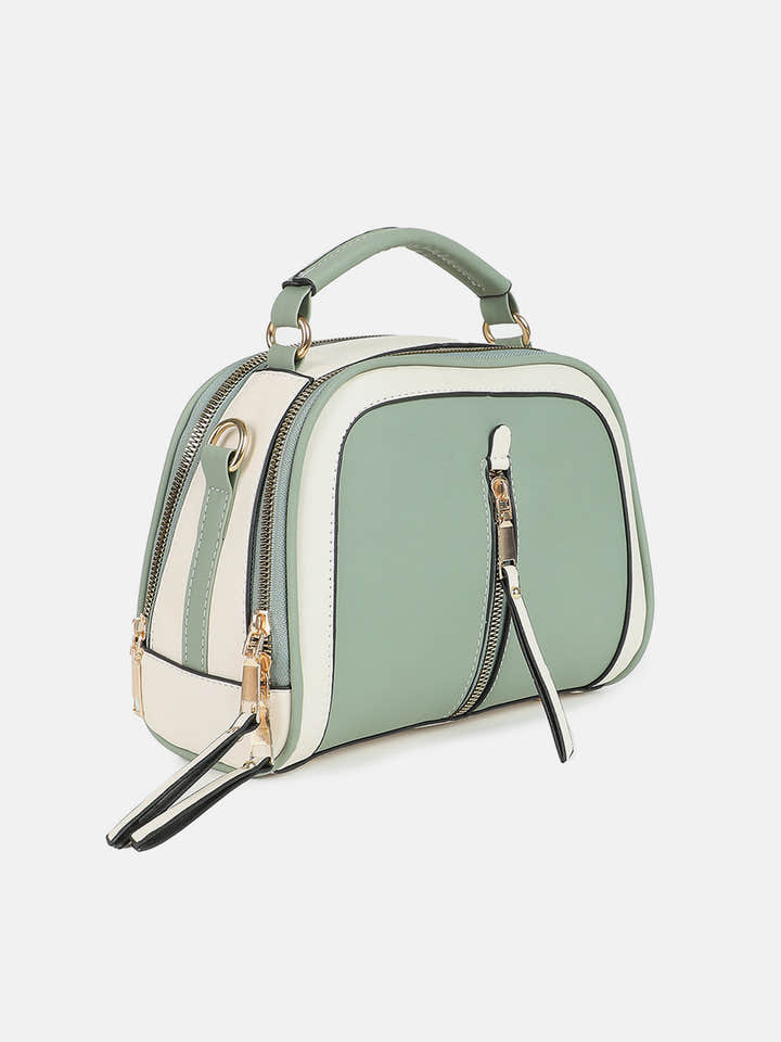 Isabella Olive Green Hand Bag