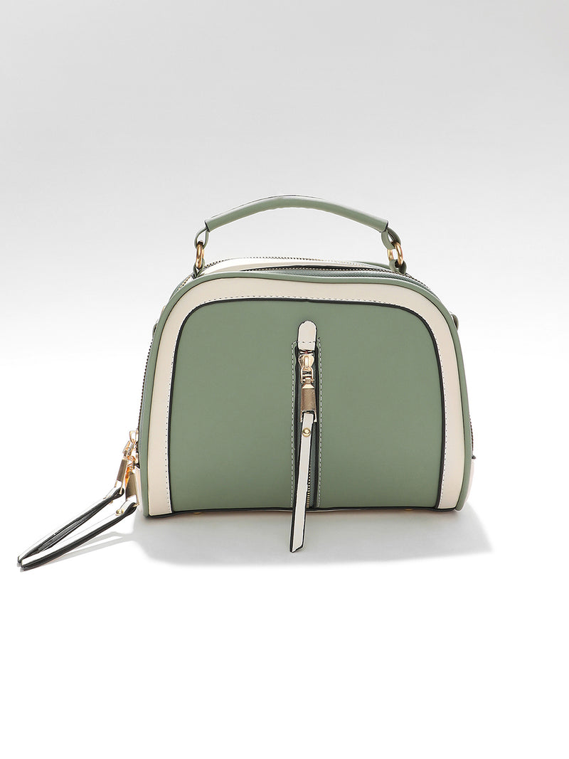 Isabella Olive Green Hand Bag