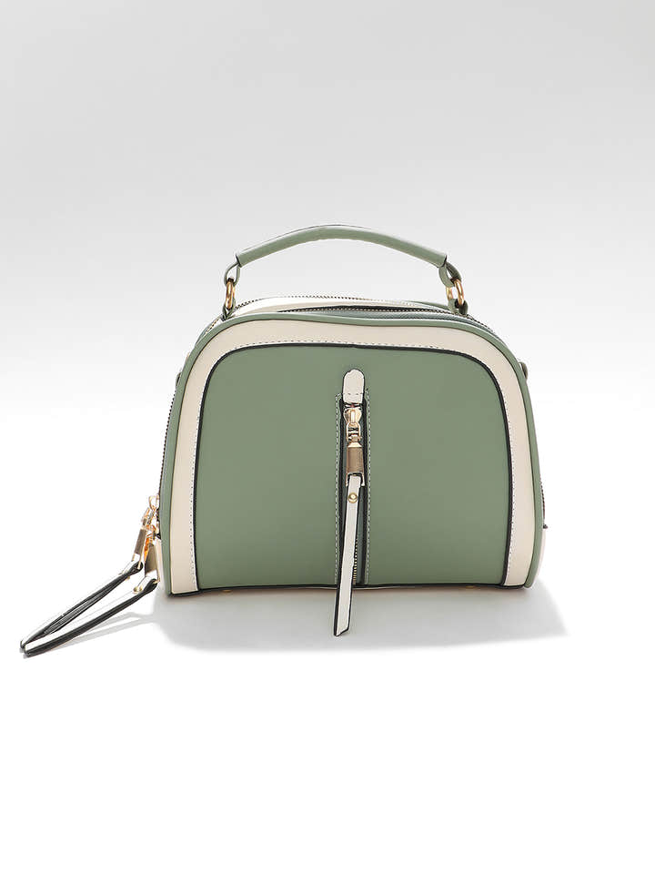 Isabella Olive Green Hand Bag