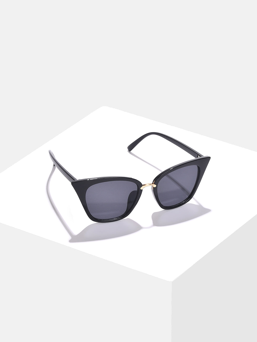 Black Lens Black Cateye Sunglasses