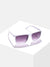 Purple Lens White Wayfarer Sunglasses