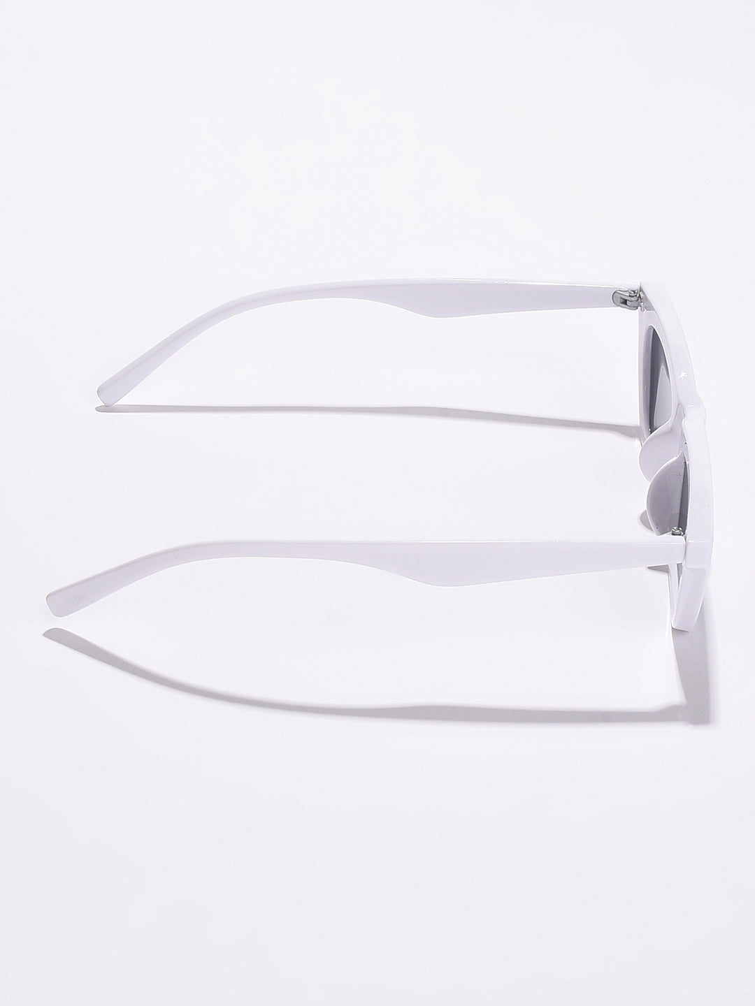 WOMEN BLACK LENS WHITE CATEYE SUNGLASSES