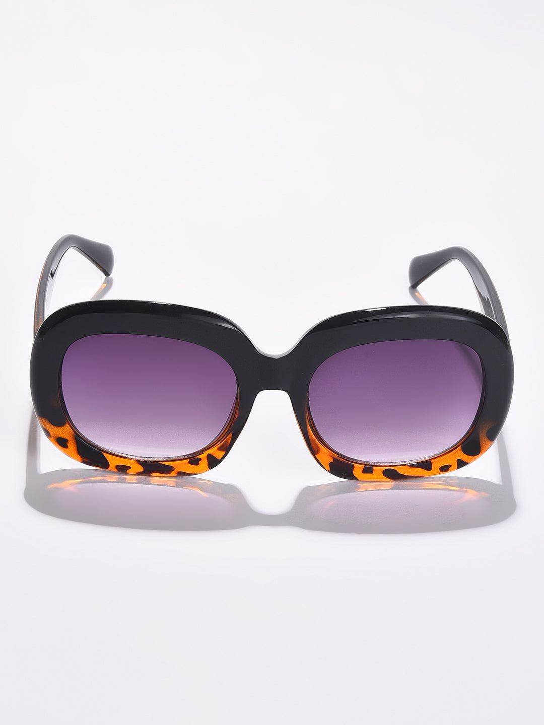 Purple Lens Black Wayfarer Sunglasses