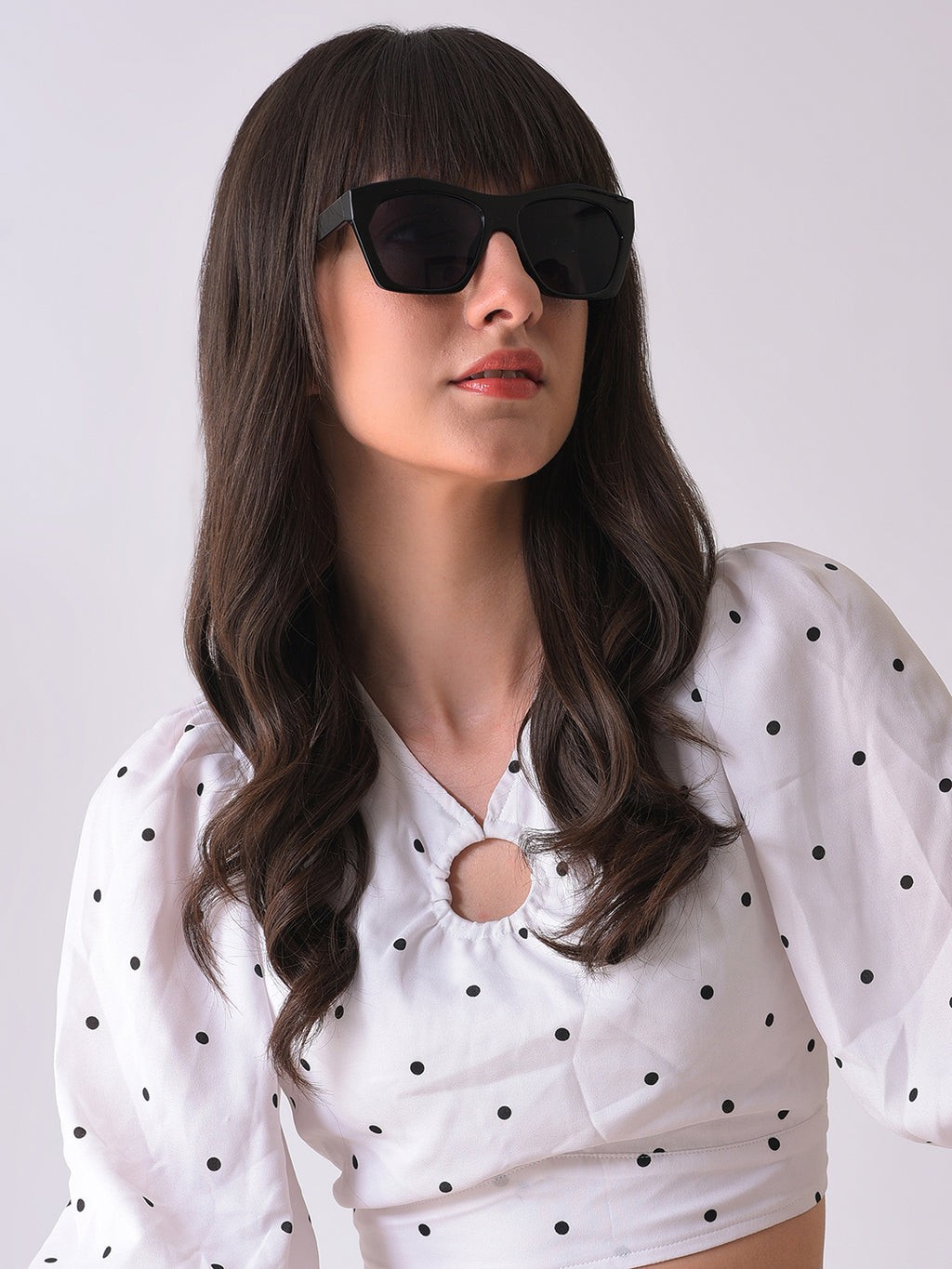 Black Lens Black Butterfly Sunglasses