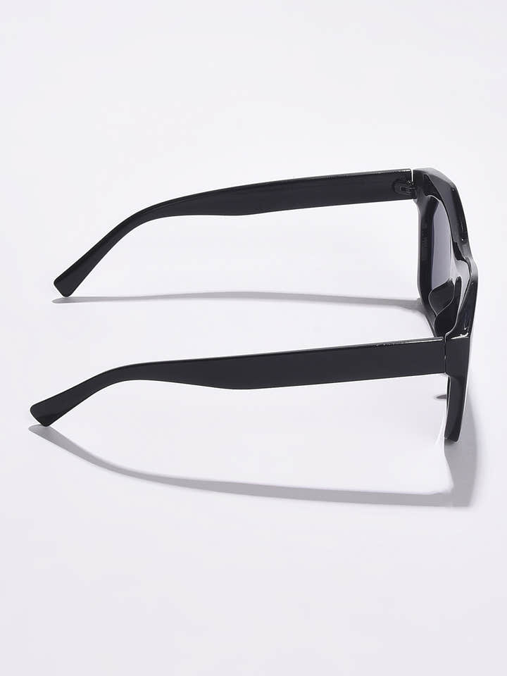 WOMEN BLACK LENS BLACK BUTTERFLY SUNGLASSES
