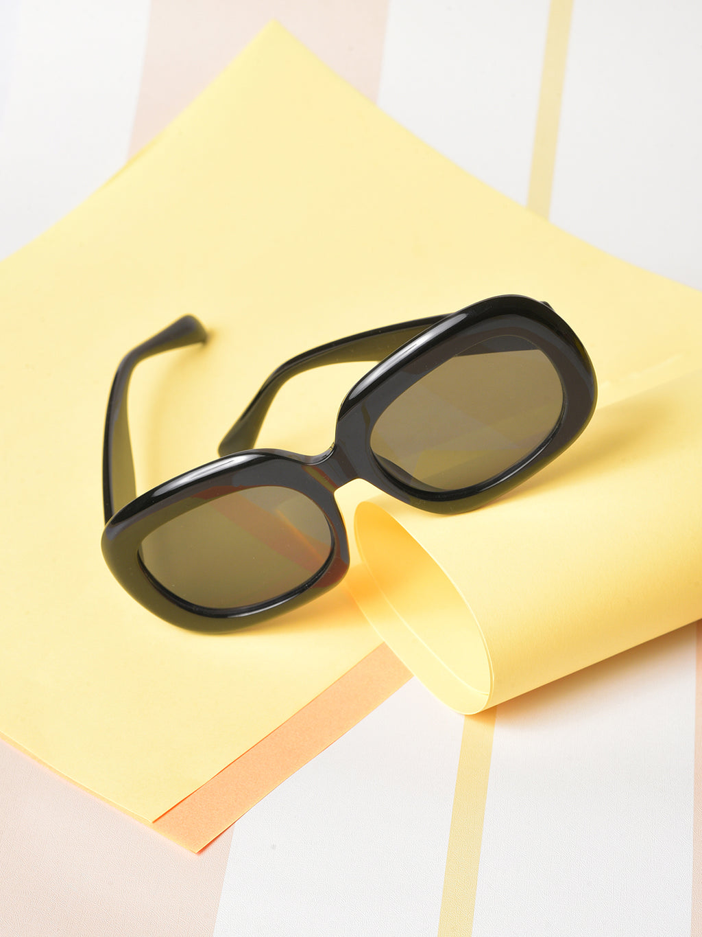 Black Lens Black Oversized Sunglasses