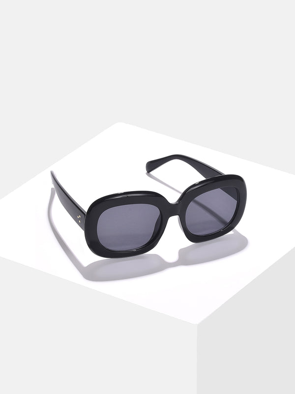 Black Lens Black Oversized Sunglasses