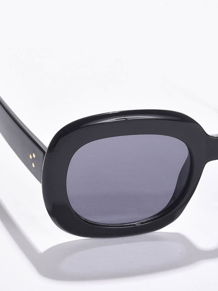 Black Lens Black Oversized Sunglasses