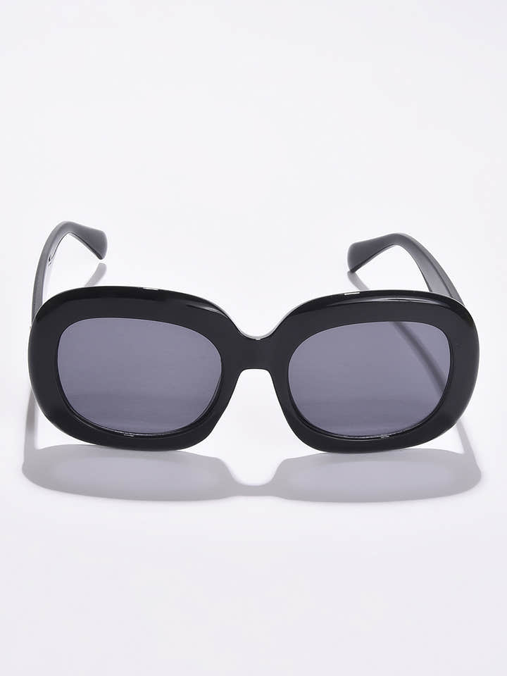 Black Lens Black Oversized Sunglasses