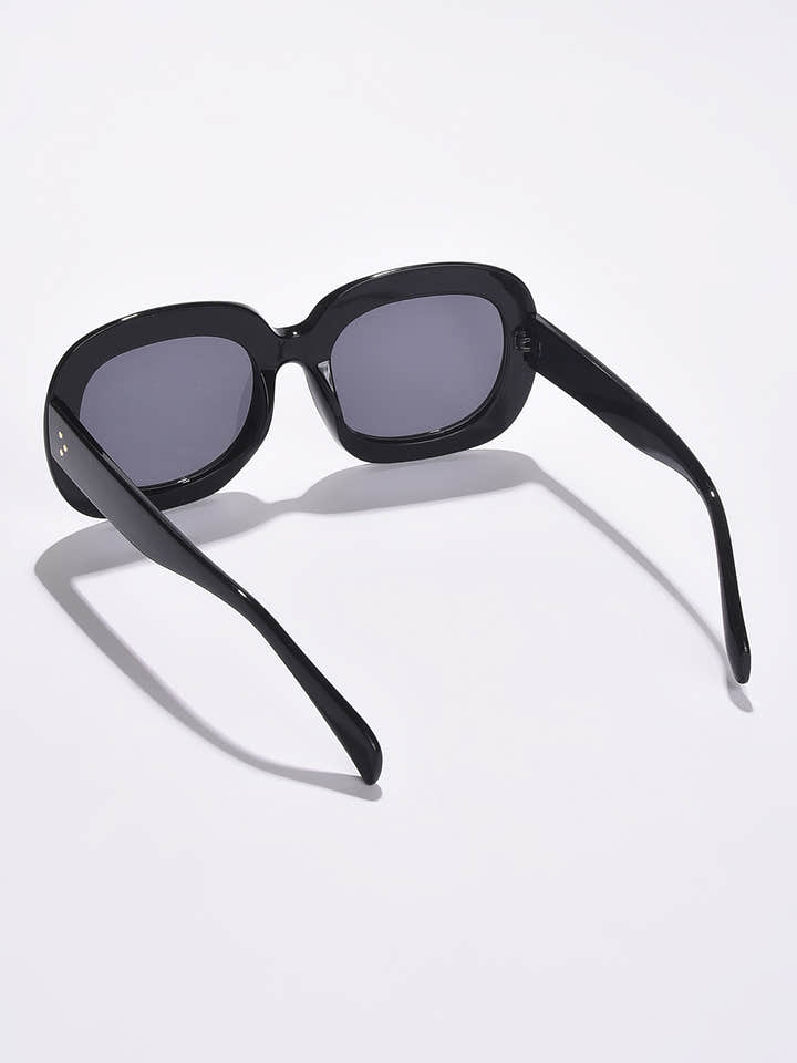 Black Lens Black Oversized Sunglasses