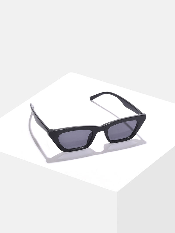 Black Lens Black Cateye Sunglasses