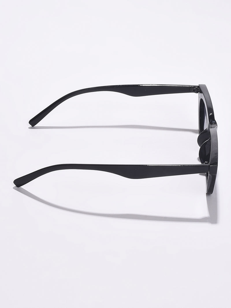 WOMEN BLACK LENS BLACK CATEYE SUNGLASSES