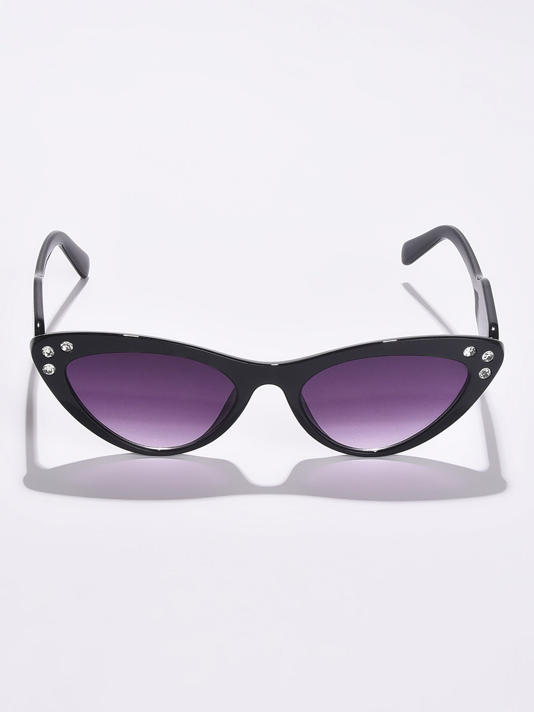 Black Lens Black Cateye Sunglasses