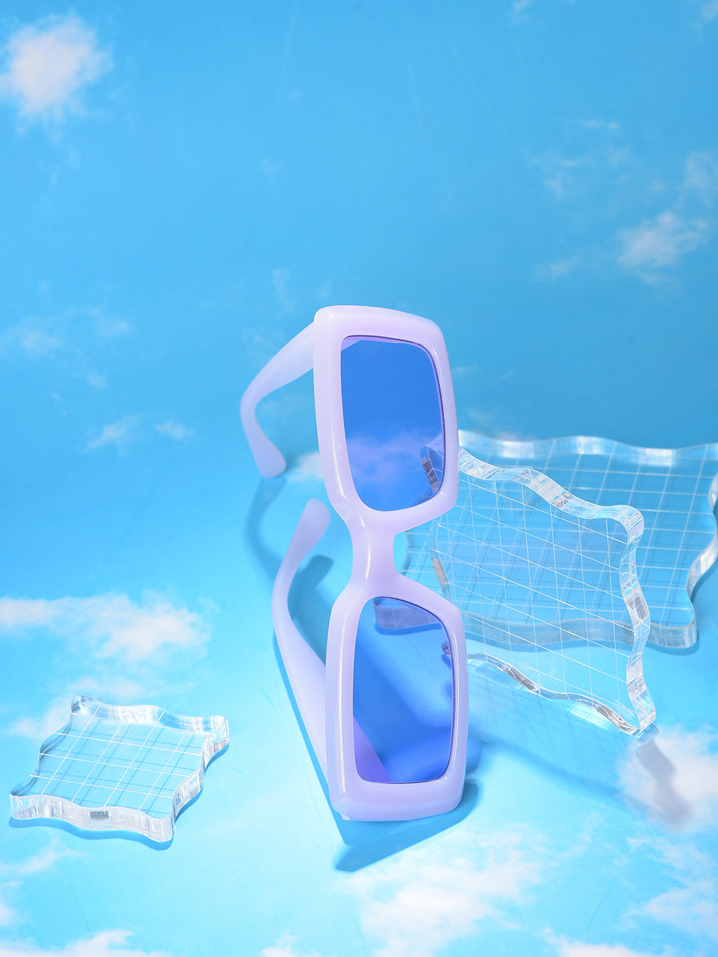 Purple Lens Purple Sports Sunglasses