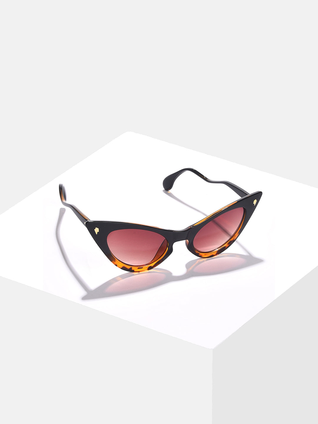 Brown Lens Brown Cateye Sunglasses