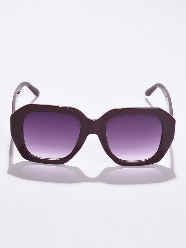 Black Lens Purple Wayfarer Sunglasses