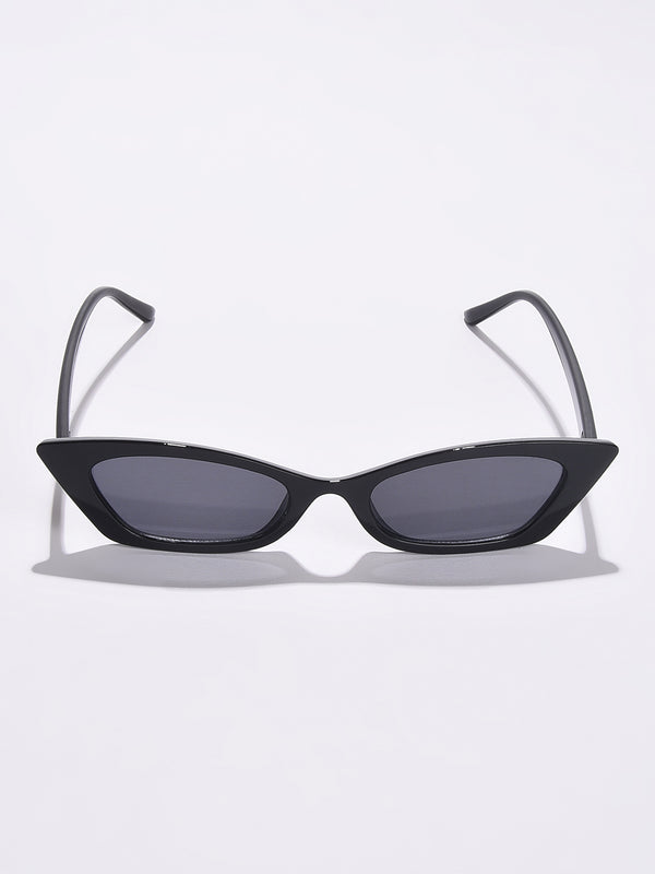Black Lens Black Cateye Sunglasses