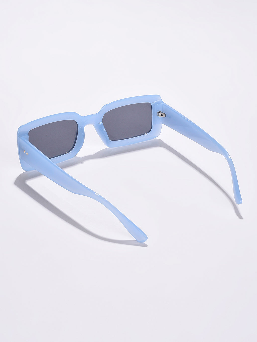 Black Lens Blue Wayfarer Sunglasses